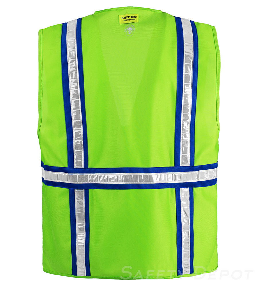 Light Green Reflective Safety Vest 1955ALTGreen